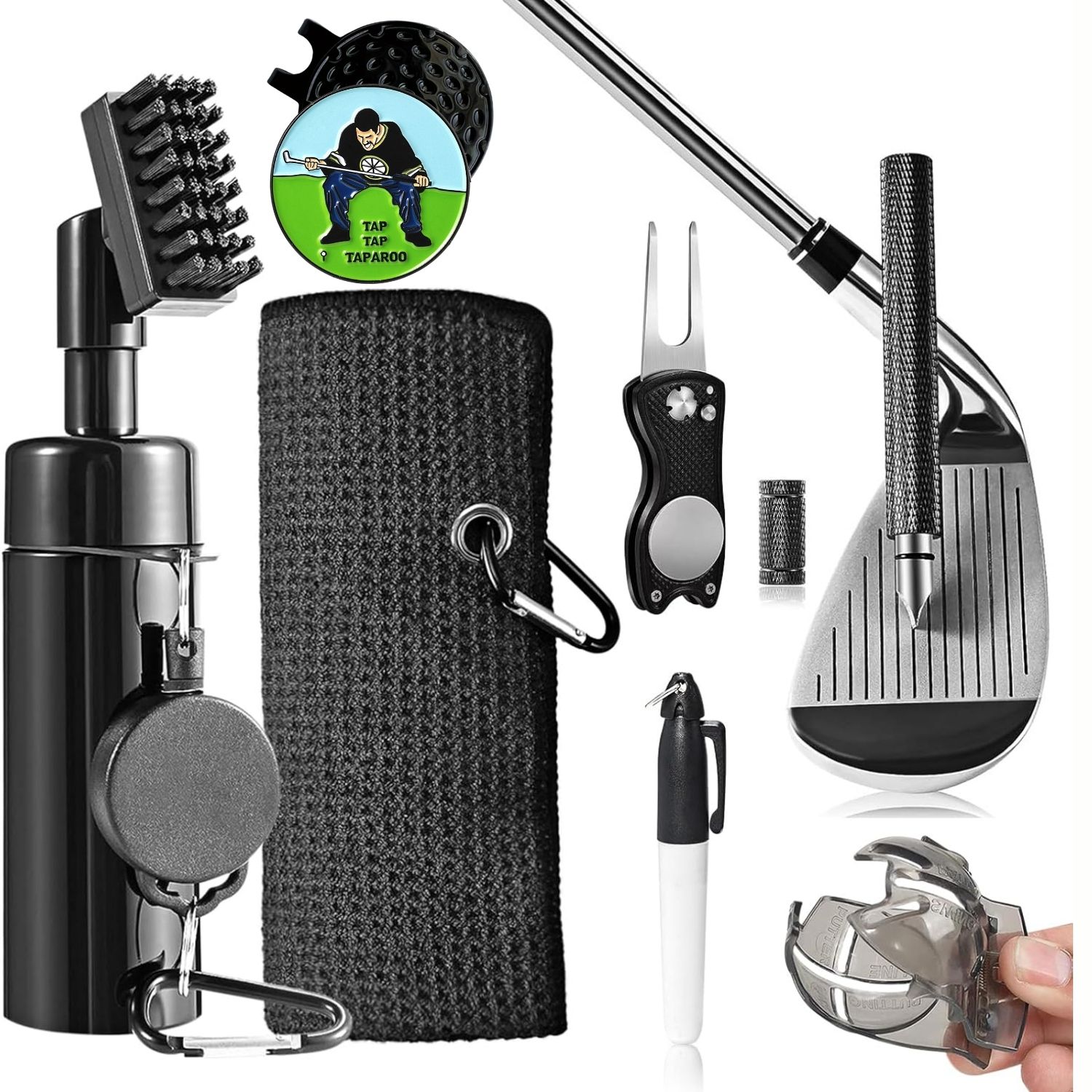 Divot Repair Tool - Kit de limpeza de tacos de