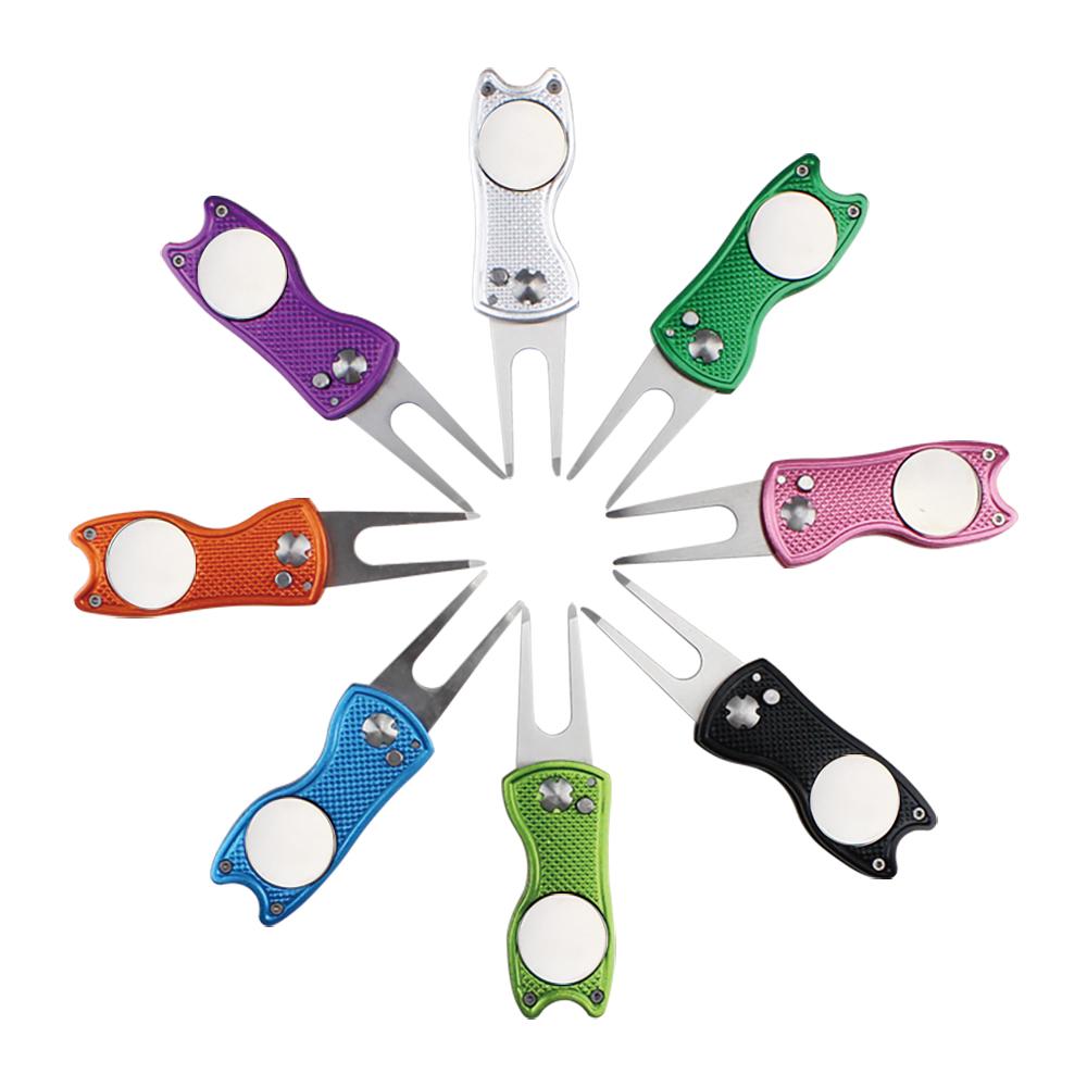 Divot Repair Tool - 1 pçs multi cor switchblade golf