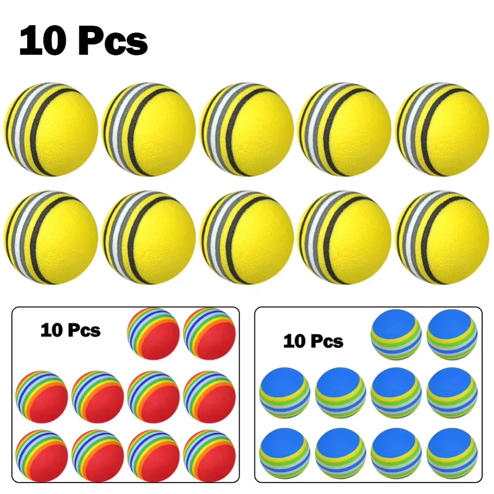 Golf Equipment Indoor - 10 Bolas de Espuma para Prática