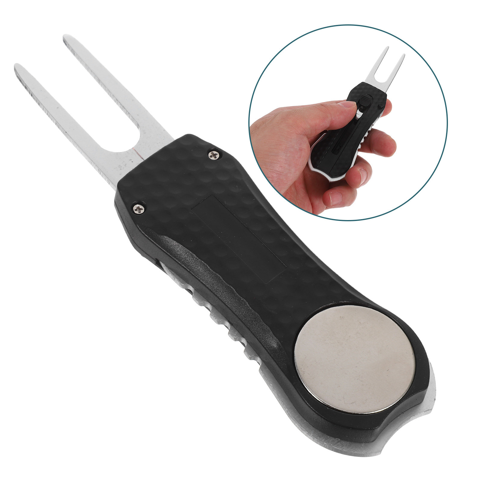 Divot Repair Tool - Ferramenta Dobrável de Reparo de Divots
