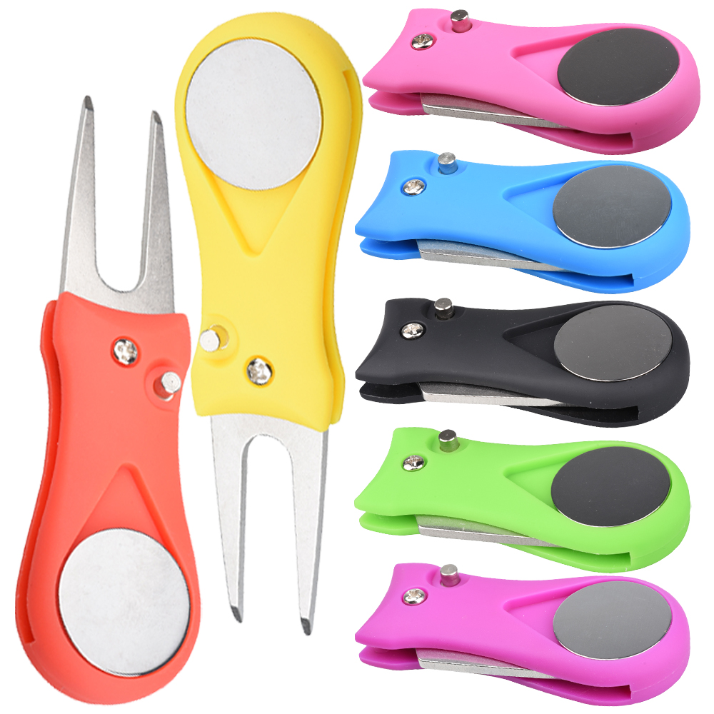 Divot Repair Tool - 1 pçs dobrável ferramenta de reparo