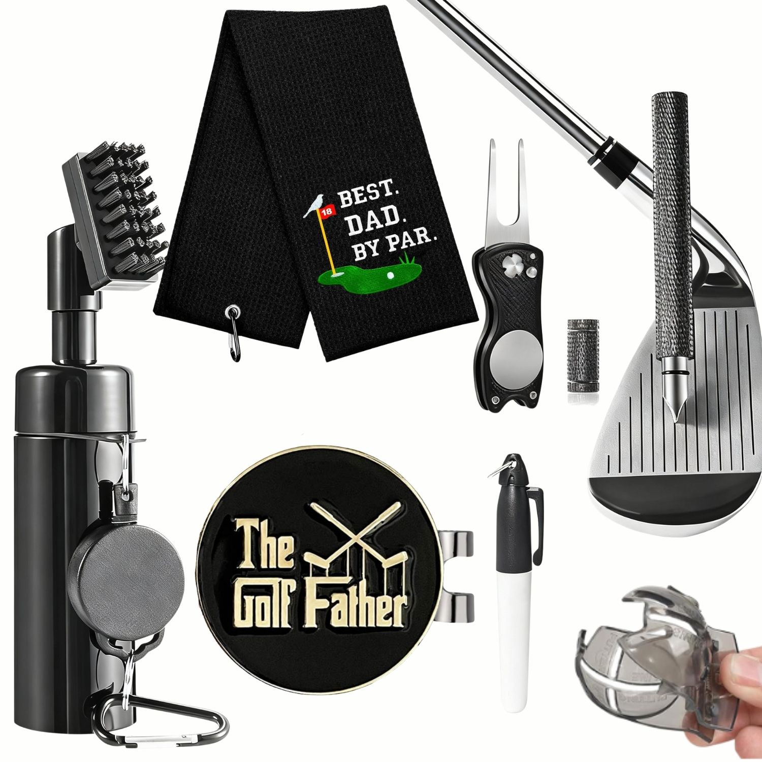 Divot Repair Tool - Kit de Limpeza para Pais Golfistas