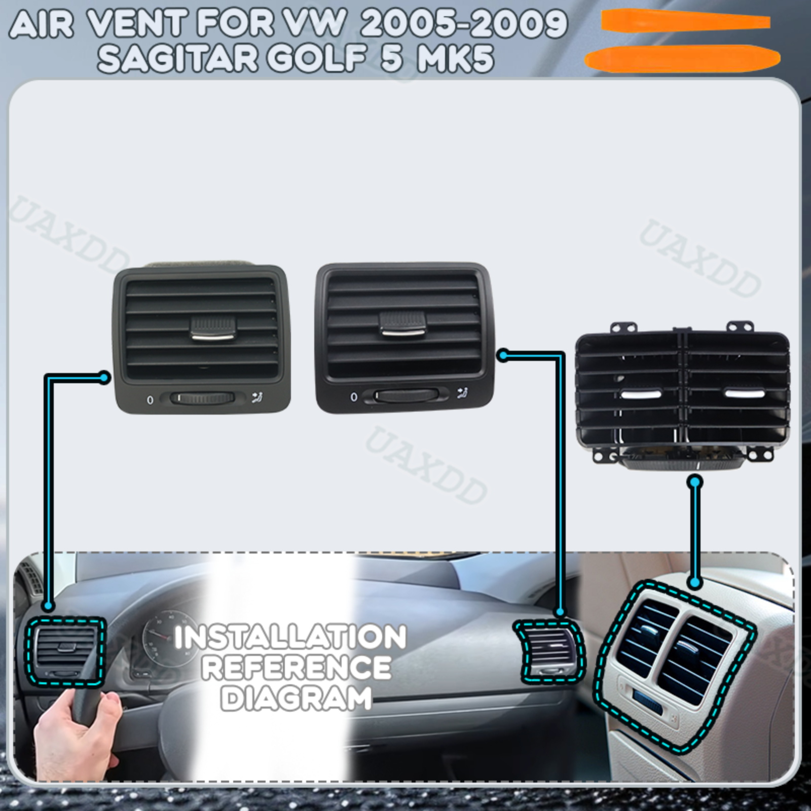 Golf Equipment Outlet - Grelha de Ventilação do Ar Condicionado