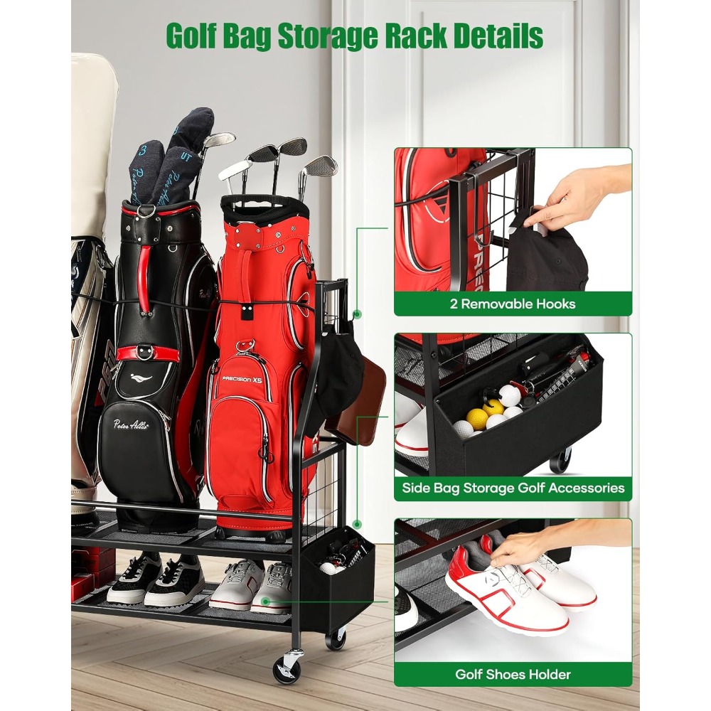 Suporte de Armazenamento para  - Golf Equipment Organizer For Garage avaliação e preço