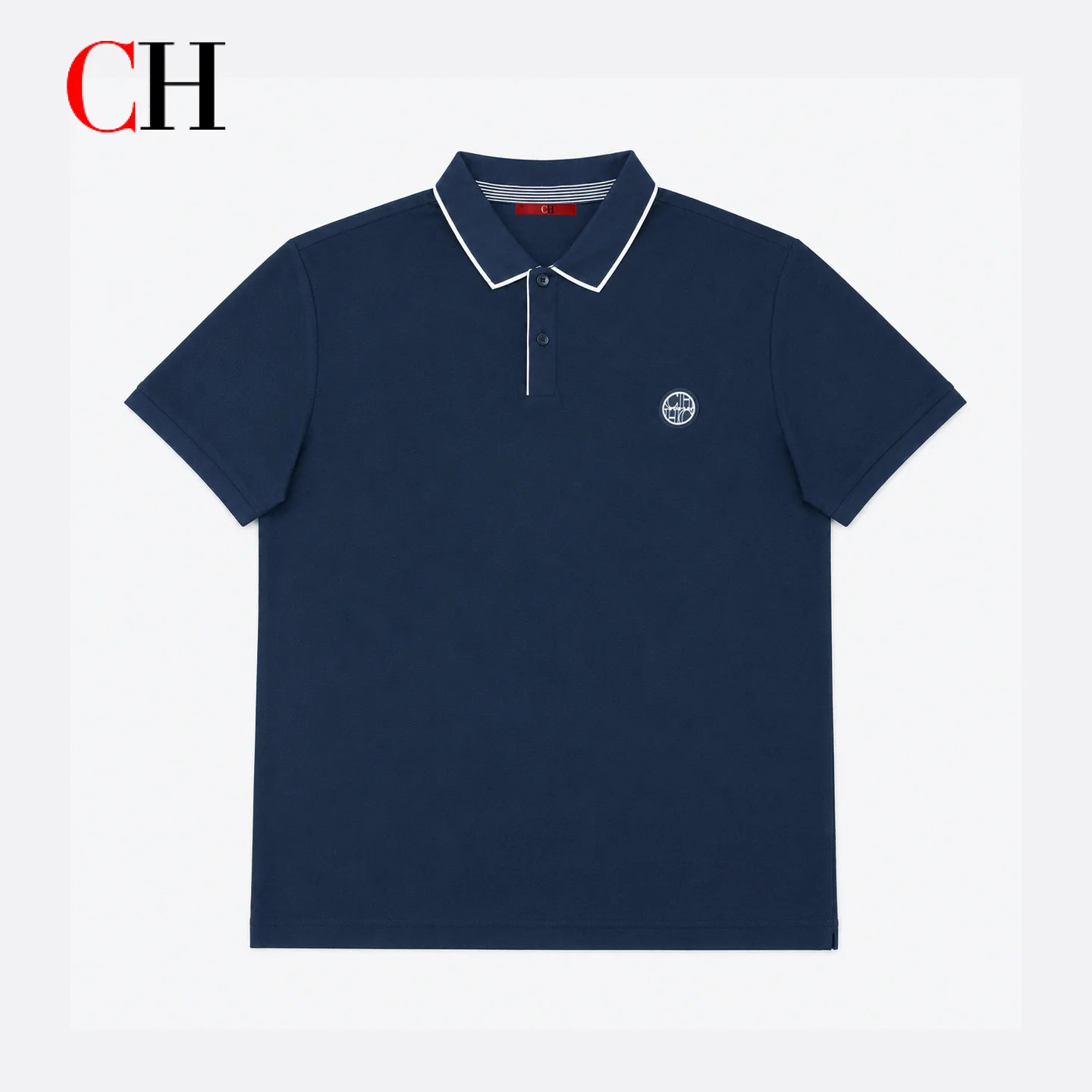 Camisa Polo Masculina CH de Ma - Golf Equipment Logo avaliação e preço
