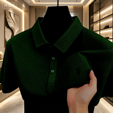 Camisa Polo Clássica Masculina - Golf Equipment Logo avaliação e preço