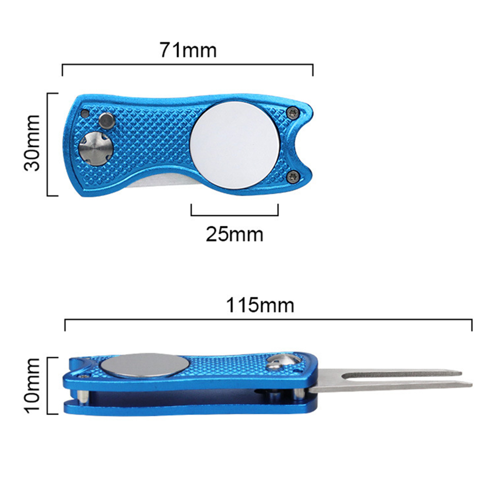 1 pçs multi cor switchblade go - Divot Repair Tool avaliação e preço
