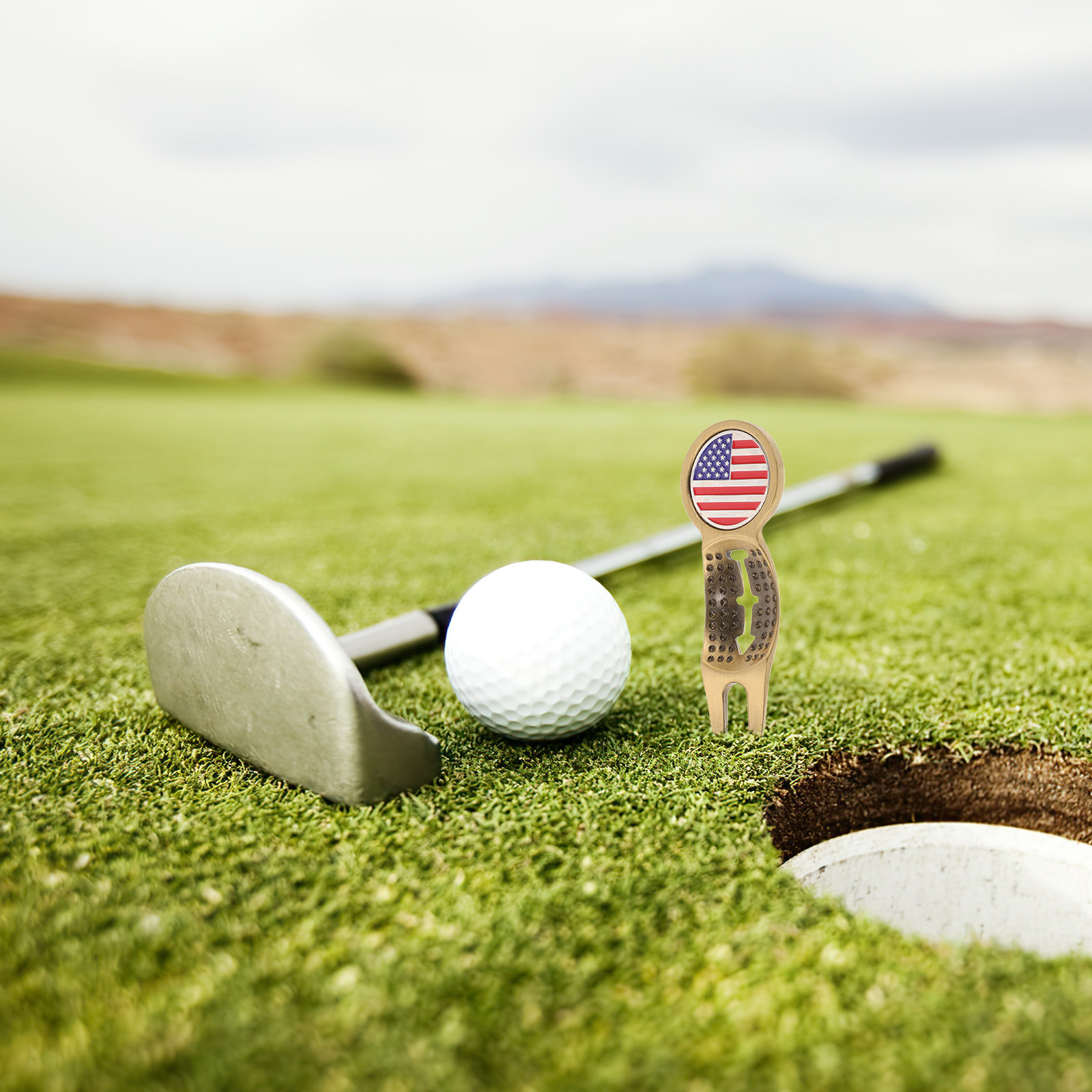 Ferramenta Multifuncional para - Divot Repair Tool avaliação e preço