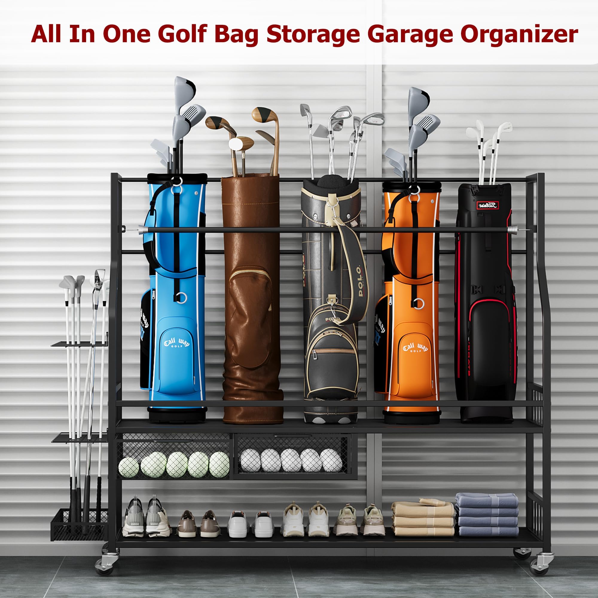 Organizador de Armazenamento p - Golf Equipment Organizer For Garage avaliação e preço