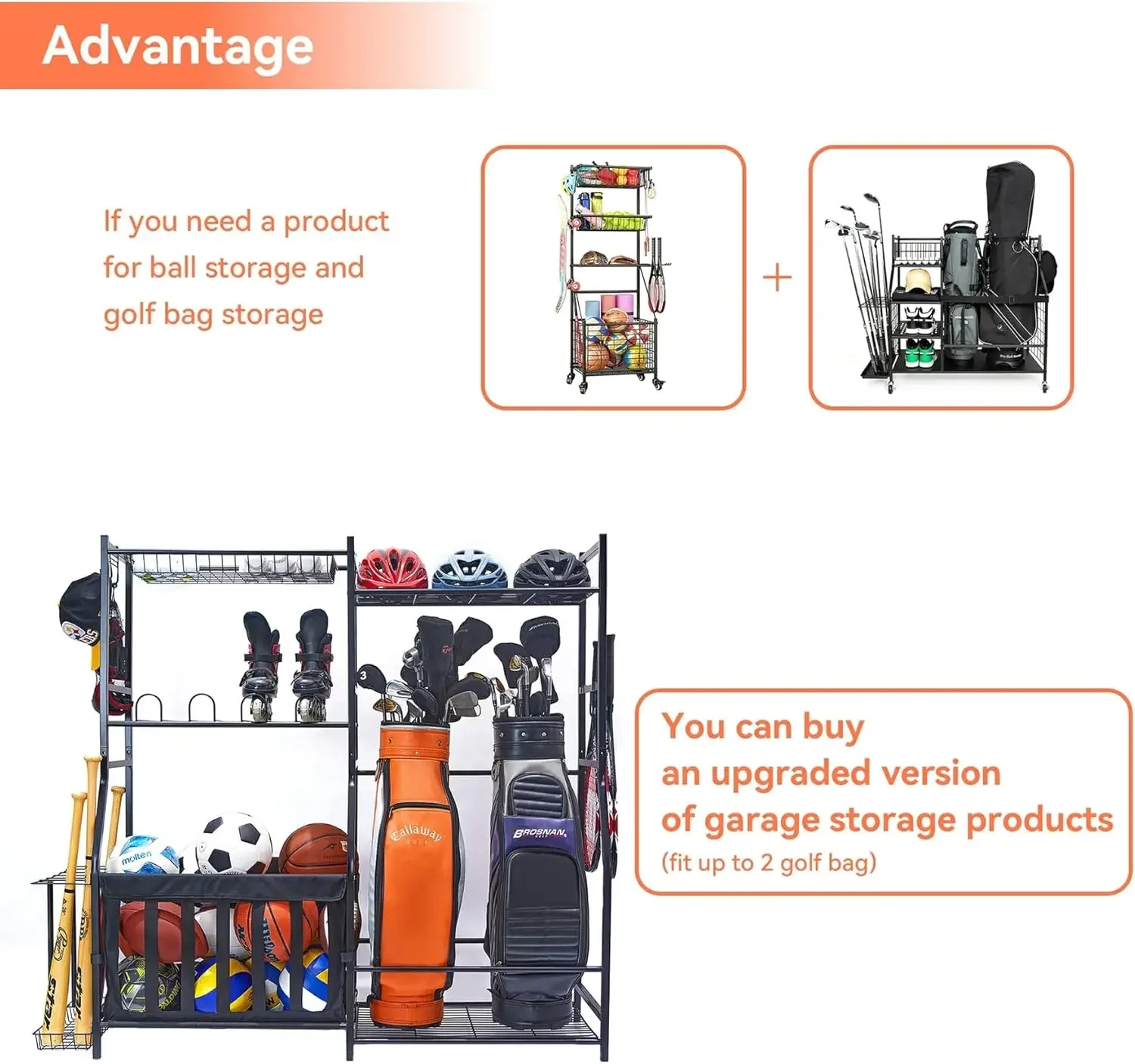 Organizador de Equipamentos Es - Golf Equipment Organizer For Garage avaliação e preço