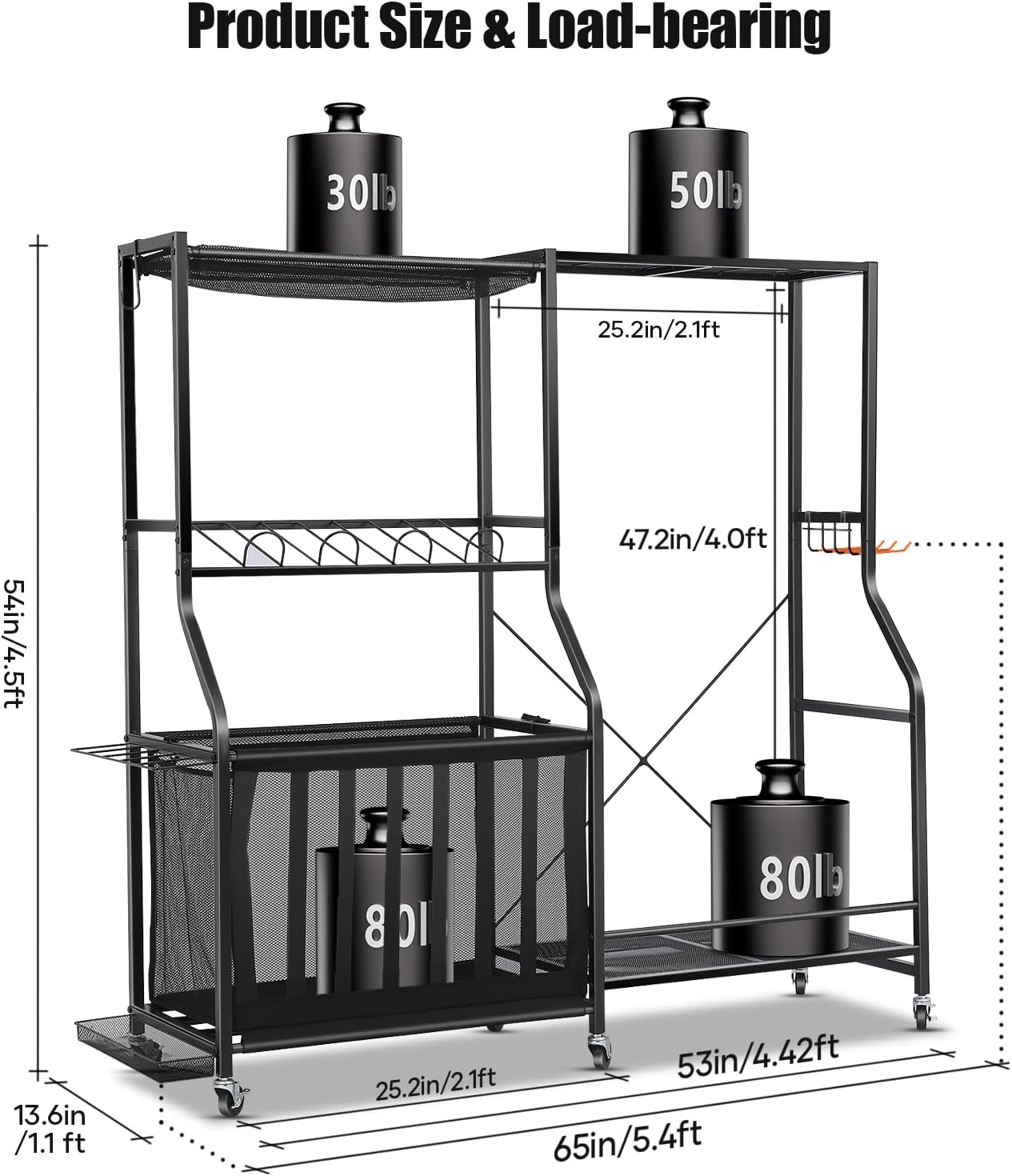 Organizador de Equipamentos Es - Golf Equipment Organizer For Garage avaliação e preço